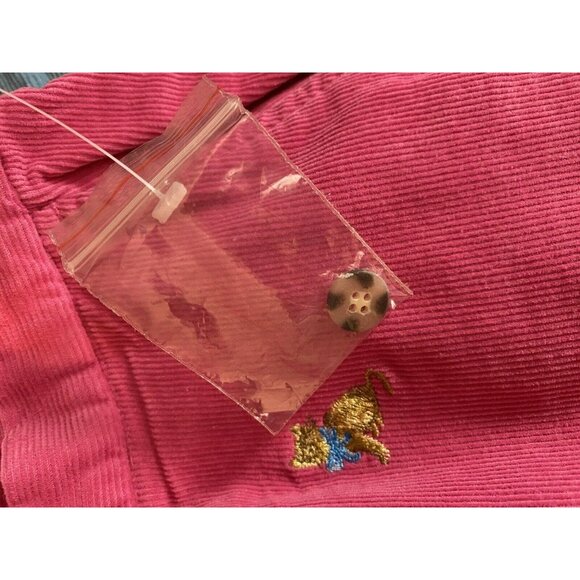 COPY - Vintage 90s J.G. Hook Corduroy Pants Size 10 Pink Embroidered Cat High R… - Picture 7 of 9